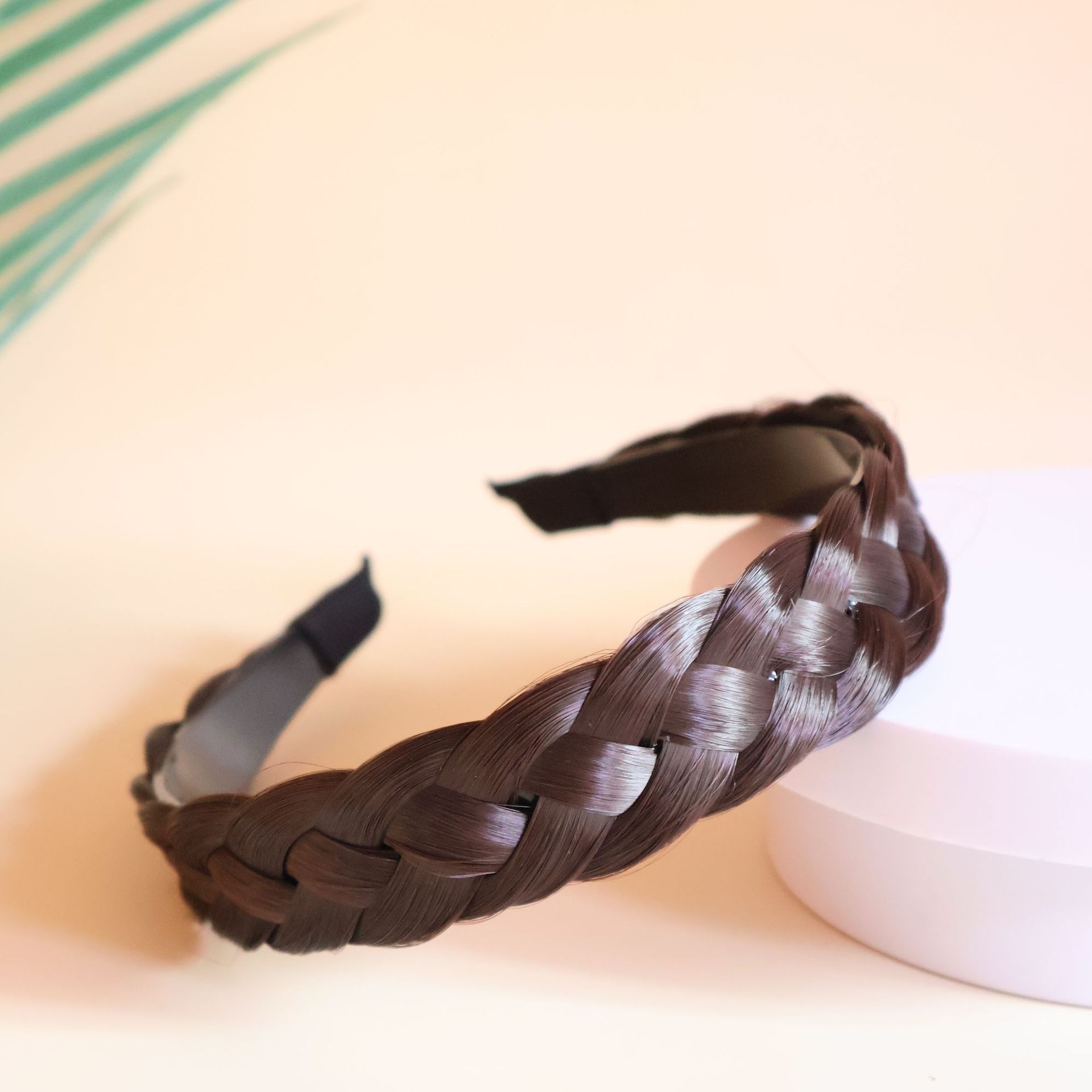 [4가닥 땋기] 다크브라운