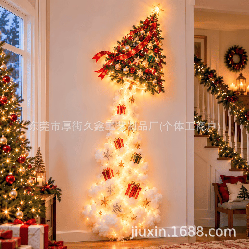 Decoración de Pared del Nacimiento Luminosa de Acrílico con Control Remoto para Hogar en Navidad