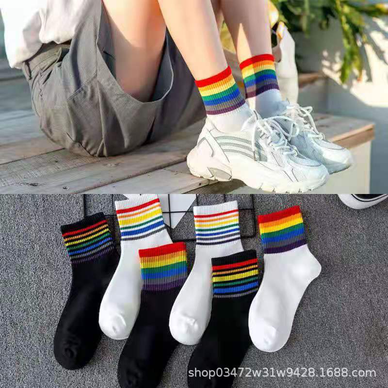 107 rainbow socks