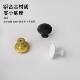 Aluminum Alloy Solid Single Hole Handle Metal Round Golden Small Handle Drawer Cabinet Door Hardware Handle Black Handle