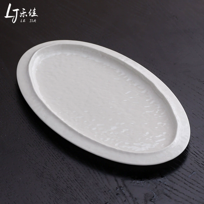 乐佳 Prauman ash ancient mud tea tray pot tea ceremony accessories ceramic dry bubble tea tray refreshments multi -use use
