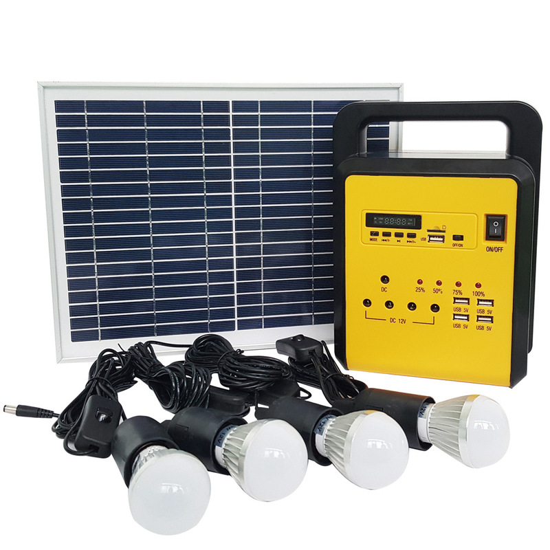 Multifunctional outdoor solar light portable solar power generation small system mobile lighting mobile phone charging treasure Multifunctional outdoor solar light portable solar power generation small system mobile lighting mobile phone charging treasure