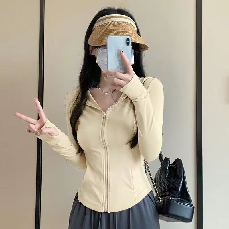 2025 New Women's Sun Protection Clothing, UV Protection, Summer Cooling Breathable Skin Clothing, Outdoor Sun Protection Sports Windbreaker