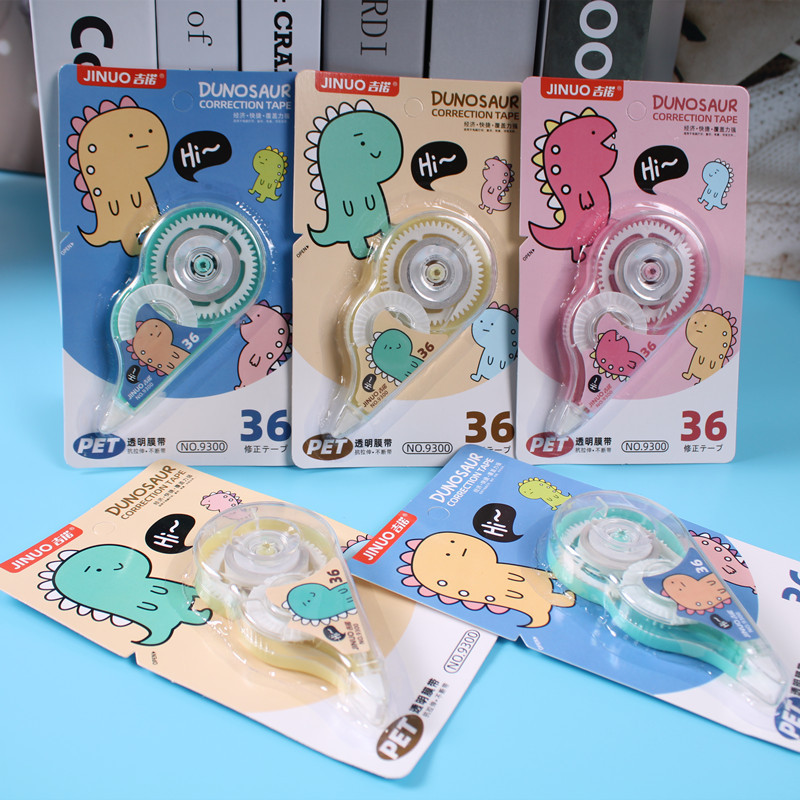 Cinta correctora con diseño de animales para estudiantes, cinta correctora para escuela secundaria, cinta correctora de alta calidad y asequible, artículos de papelería