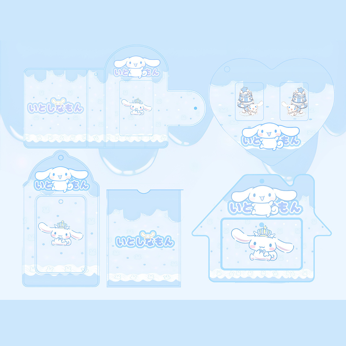 Wholesale Supply of Cinnamoroll Series Card Holders, Photo Card Pendants, Key Rings, Card Sleeves, and Card Clips