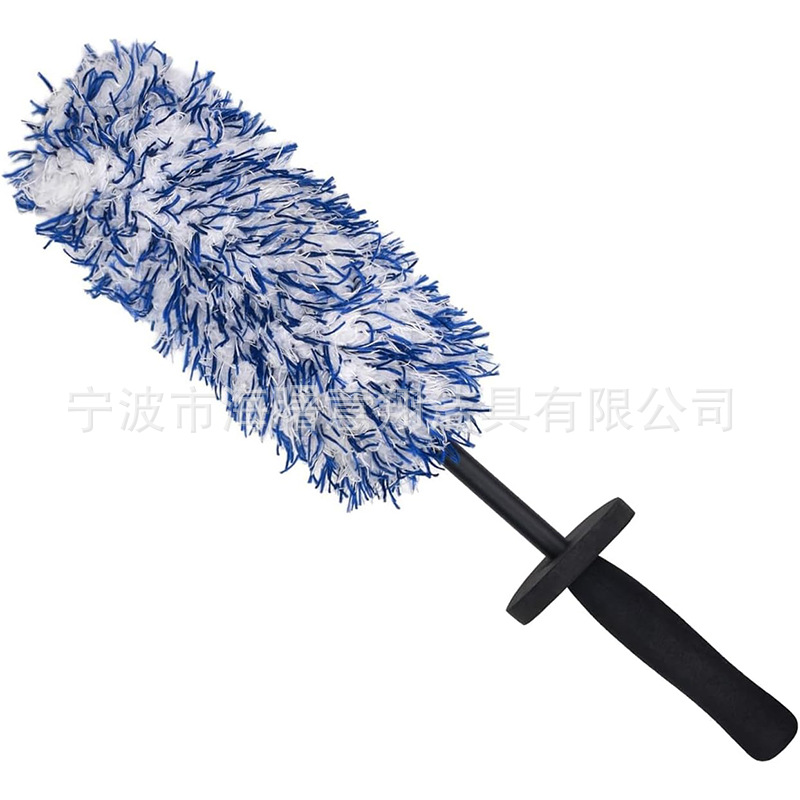 파란색과 흰색 브러시