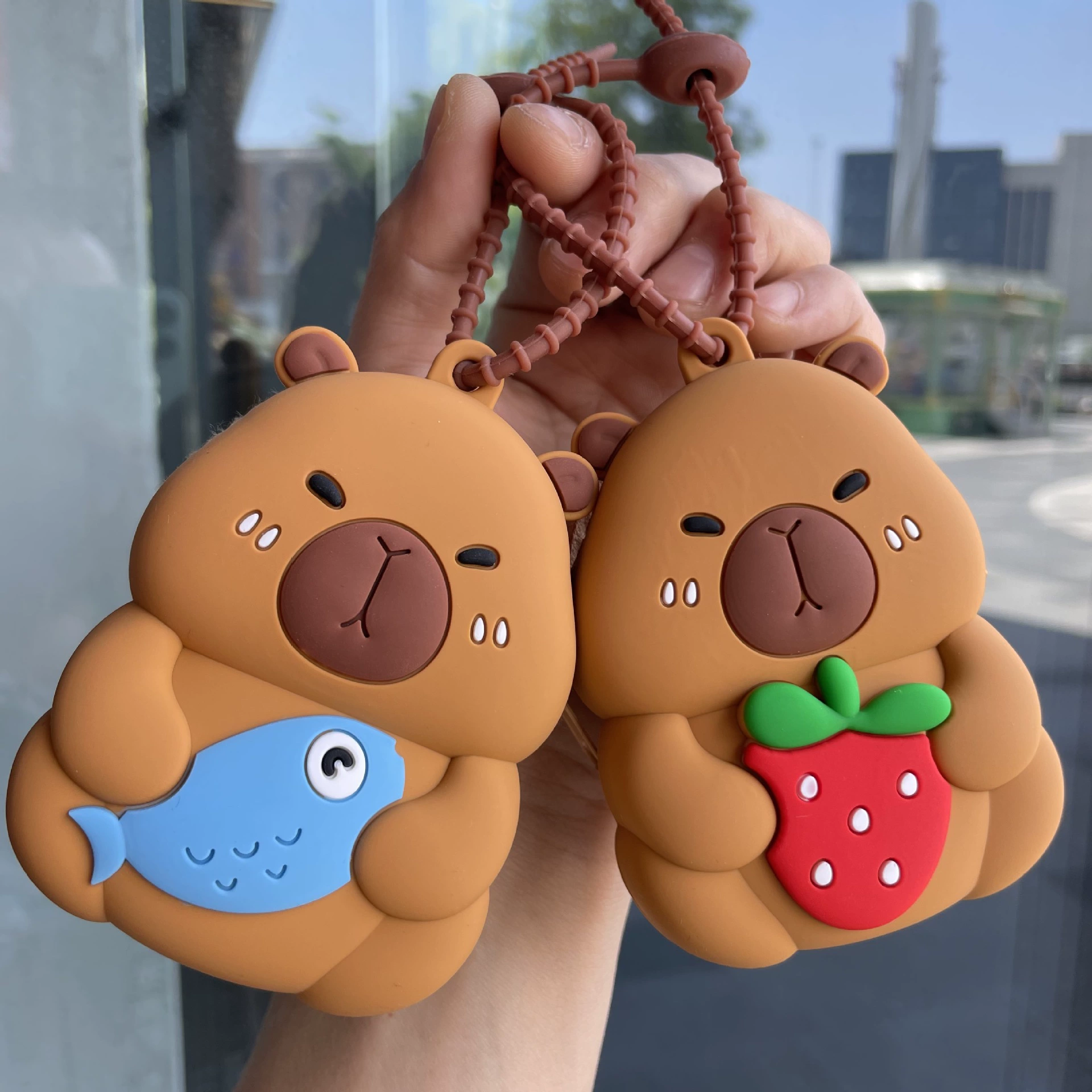 Sanrio силиконовый кошелек, сумочка для ключей, брелок, подвеска, подарок на день рождения