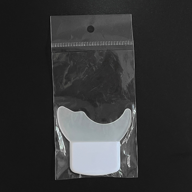 Silicona pestañas bisel novato dibujo Eyeliner rímel asistente herramienta de maquillaje ojo Crescent silicona suave bafle