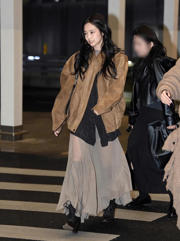 现货 韩国设计师sis**绒面飞行员夹克韩系女装jennie同款拉链外套|undefined