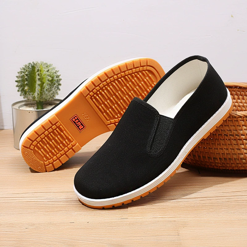 Huayu Tianxingjian Тканевая обувь старая Пекинская Тканевая обувь черная Тканевая обувь Внешняя торговля поколение обуви для водителей обувь для шеф-повара обувь для отца