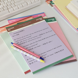 Take paper notepad timeline schedule memo punch-in week plan note paper tear note note paper
