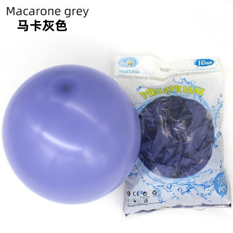 Customizado 10 pulgadas engrosado macarón globos al por mayor dulces globos decoración de la decoración de la casa de boda