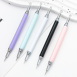 Manufacturer Wholesale Acne Needle Beauty Needle Rubber Tube Double-Ended Hidden Acne Needle Blackhead Removal Needle Acne Needle Beauty Needle