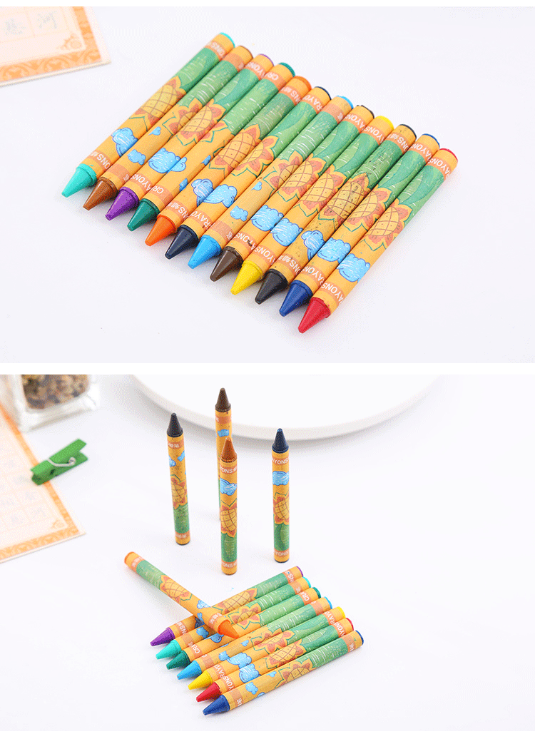Student Crayons Children's Baby Brush 24-color Multi-color Pen Children's Color Pencil Painting Graffiti Pen Crayon Wholesale display picture 3