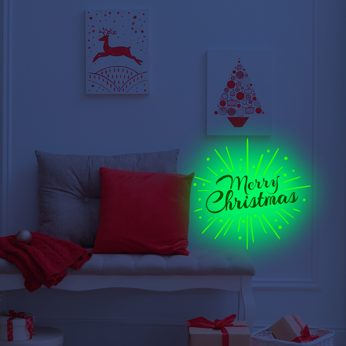 Weihnachtsaufkleber Weihnachtsmann Für Fenster Und Glastüren_voghion.com