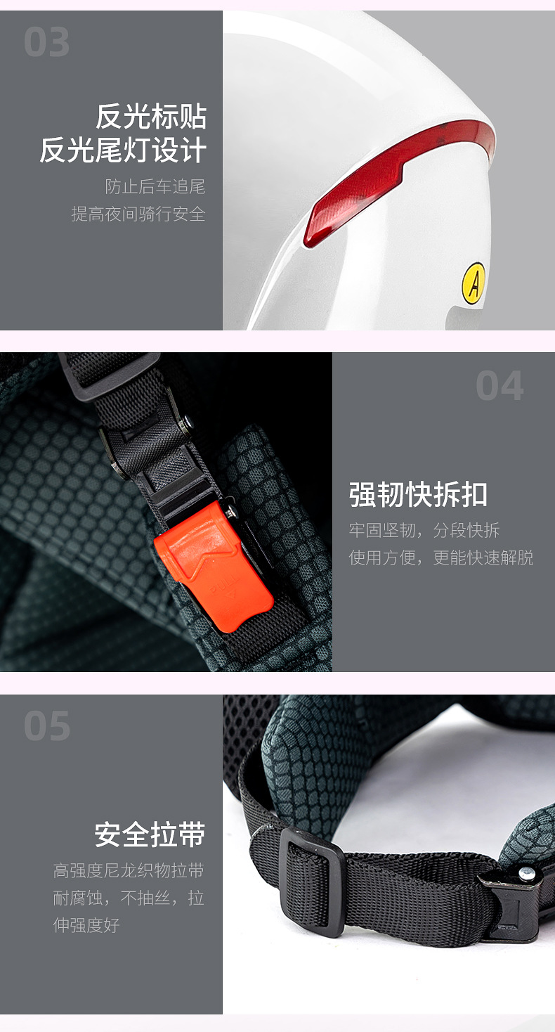 Motorcycle Helmet 3C Certified Electric Scooter Helmet