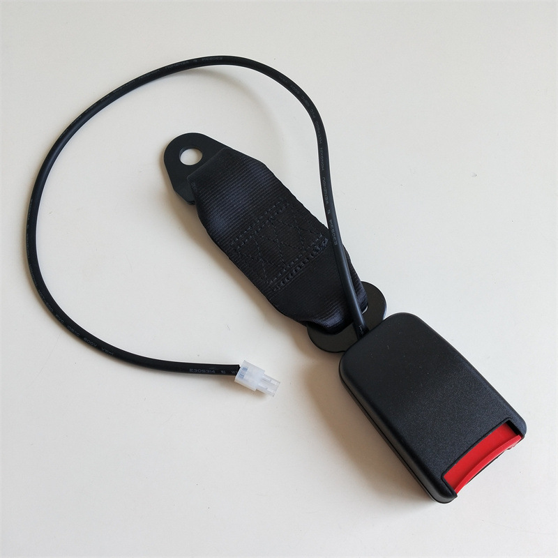 in stock car seat belt seat socket with alarm line bus seat belt lock buckle truck forklift slot wholesale