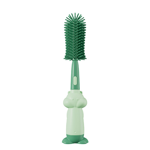 Cross-border baby silicone bottle brush, baby bottle cup nipple brush three-in-one liquid silicone cleaning set