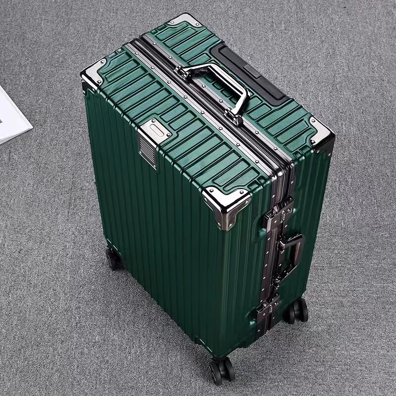 [Inactive] Aluminum frame luggage case sturdy and durable trolley case universal wheel suitcase large capacity password box