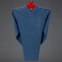 男士羊毛衫2021年冬季新款加厚氂牛絨中年爸爸寬松休閑毛衣潮