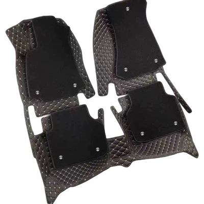 Universal Foot Pad: Upper Layer Driver-Specific Car-Specific Dirt-Resistant