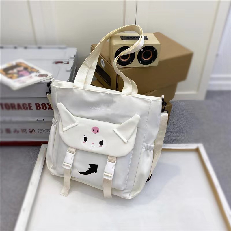 Autumn and winter large capacity tutoring bag, fashionable handbag, women's new simple and versatile single shoulder crossbody bag, commuting tote bag