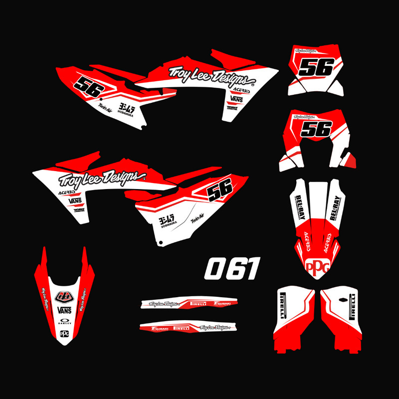 越野摩托车贴纸 适配24-25款KTM250 300 350EXC 贴画 车贴 贴花A|undefined