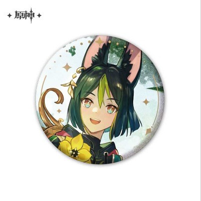 スポット正規品原神テーマ/縦絵シリーズ缶バッジバーピースカラー紙ペンダント人形|undefined