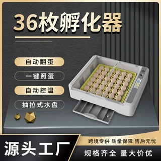 HHD新品36枚 小鸡孵蛋器全自动孵化设备孵化机鹌鹑鸭芦丁鸡孵化器