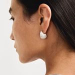 小众素圈银方形耳环女高级感轻奢小众设计感耳钉25爆款百搭耳饰女