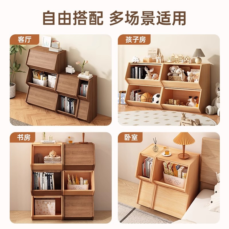 Armario de almacenamiento multicapa con puertas, popular armario modular para uso doméstico, armario de almacenamiento para sala de estar, estantería, armario de almacenamiento sencillo.
