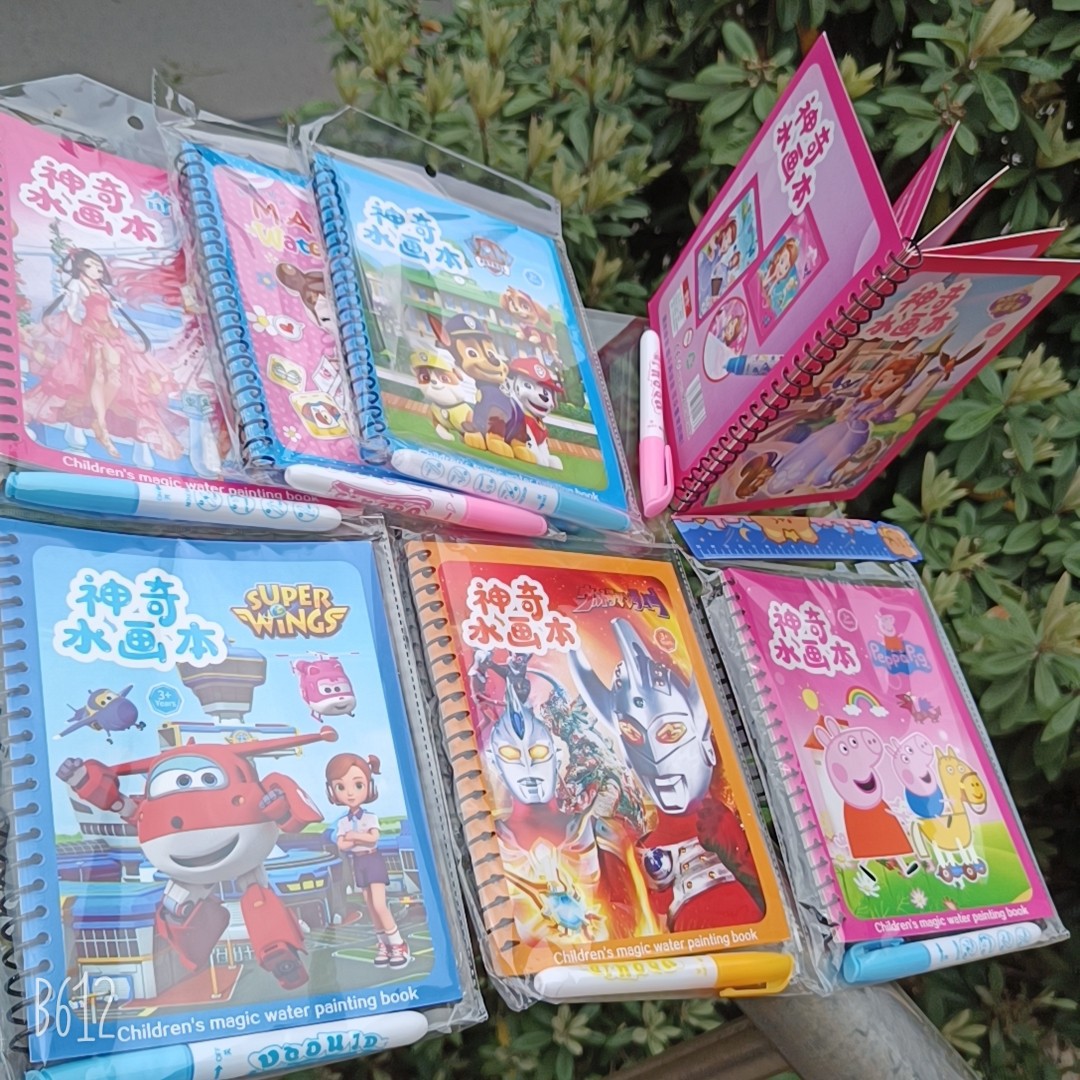 Libro de Colorear Divertido con Pegatinas de Burbujas de Dibujos Animados, Pegatinas de Regalo para Manualidades, Pegatinas Educativas para Jardín de Infancia, Aprendizaje Temprano, Anime 3D