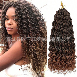 �������ٰl�W���ٰl�K�pGoGo Curl Crochet hair���wˮ���y�hᘰl