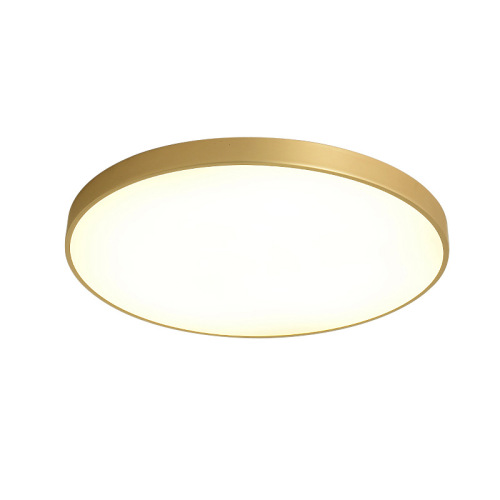 Golden light luxury ceiling lamp led simple and atmospheric round bedroom lamp aisle corridor entrance room lamp wholesale