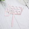 Yayli Cake Respuent Birthday Happy Baked Oppercake Cake Decoration Card 10 Film Direct Sales