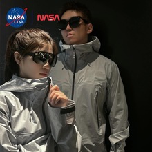 NASALIKE太阳石同款博格达KLS中国登山MONTX-PRO石莲灰硬壳冲锋衣