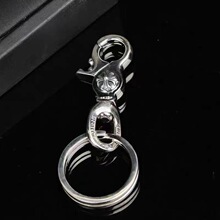 汽车钥匙扣潮人男女腰挂复古钥匙圈环