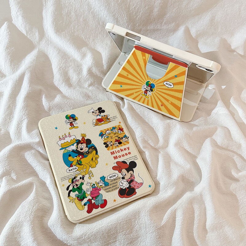 Cartoon Mickey and Minnie Tablet Protective Case iPad 10/11 Generation/Air4/5/6/7/10.2/Pro Cartoon Mickey and Minnie Tablet Protective Case iPad 10/11 Generation/Air4/5/6/7/10.2/Pro