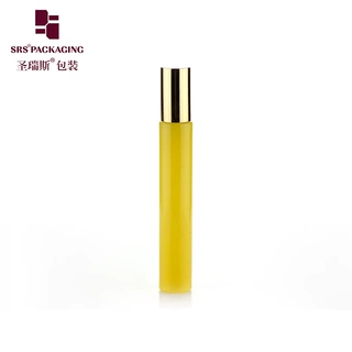 源头厂家精油瓶10ml厚底玻璃滚珠瓶，走珠瓶包材喷涂色定制LOGO