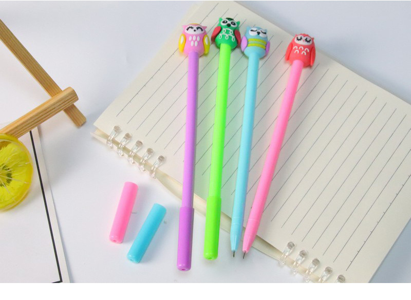 1 Piece Owl Class Learning Daily Plastic Cute Gel Pen display picture 5