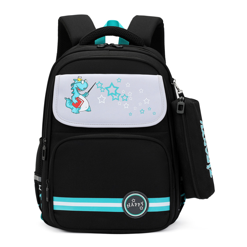 Peces naturales nuevo estilo británico estudiante de escuela primaria mochila de gran capacidad universal para niños y niñas uno para grado 1 a grado 4