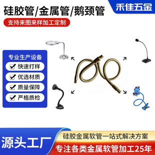 Stainless Steel Clip Lamp Hose, Night Light Hose, Microphone Hose, Desk Lamp Hose, Flexible Hose That Can Be Bent in Any Direction