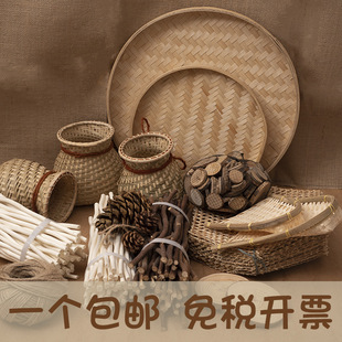 Kindergarten Mori Huanchuang Material Wall Decoration Branch Hanging DIY Natural Pastoral Handmade Natural Log