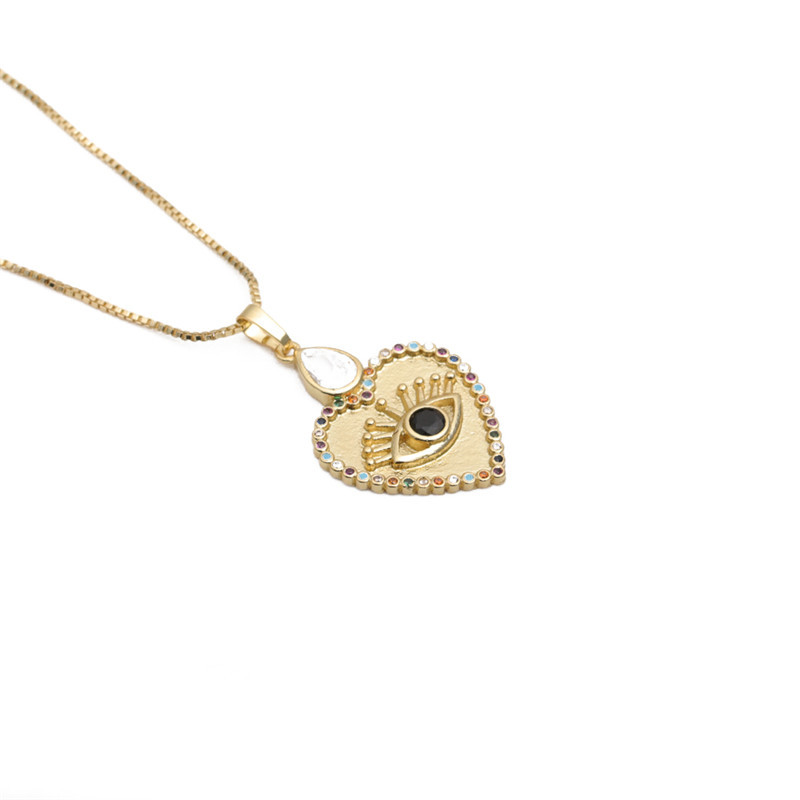 Fashion Devil's Eye Pendant Necklace display picture 4