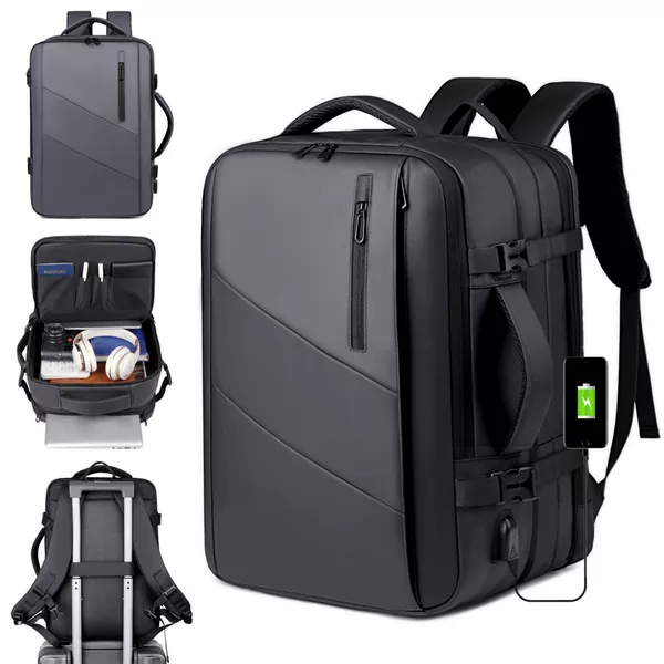 New multifunctional large-capacity business backpack, laptop bag, waterproof travel commuter school bag backpack
