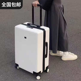 日系行李箱男商务拉杆箱女学生旅行箱万向轮密码箱20寸登机箱拉链