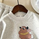 [Pre-sale] Spring cotton sweater suit cartoon long sleeve two-piece set for boys and girls Korean casual children's clothing