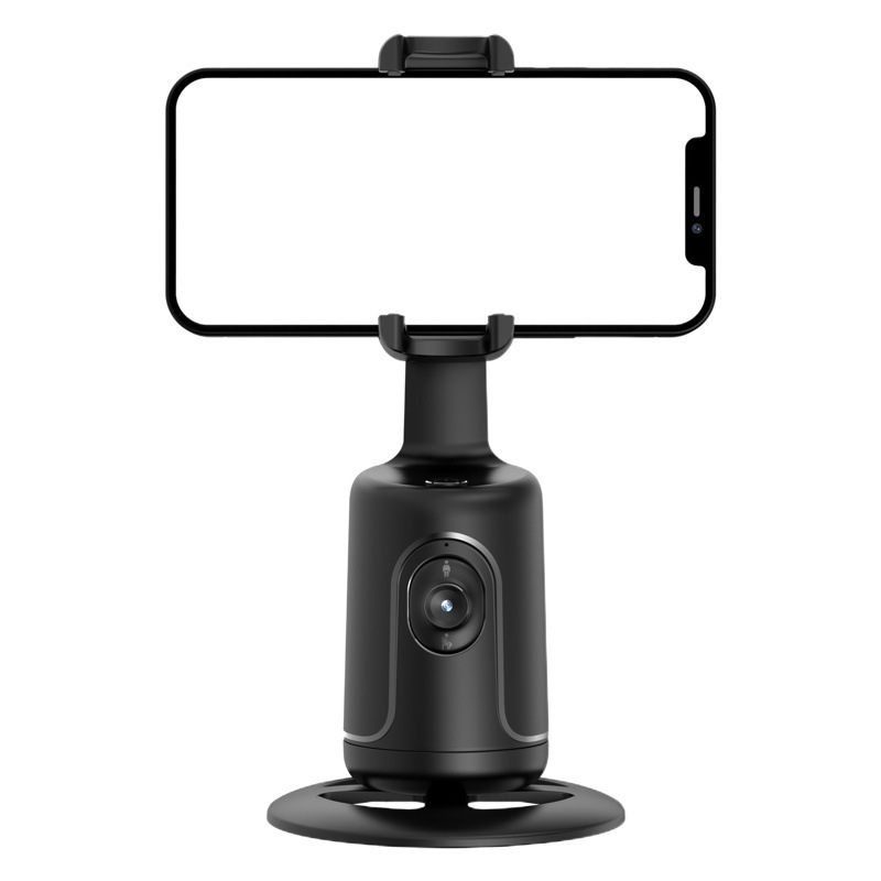 P01 teléfono móvil panorámica Cámara titular 360 ° Reconocimiento de gesto inteligente AI cara seguimiento cámara estable