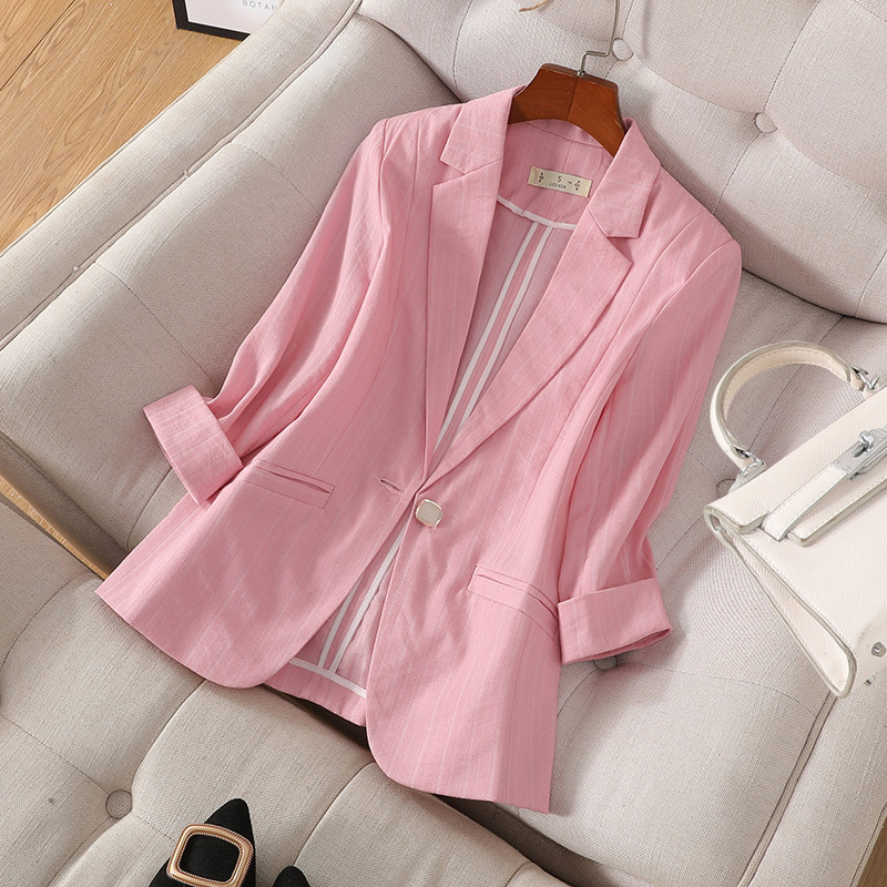 Yi N2103 one-piece pink suit