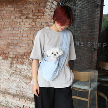 Petstyle  凉感亲肤斜跨包 冷感高透气网眼防晒背包 宠物袋鼠包